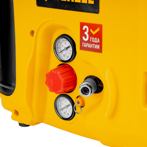 Компрессор воздушный DL1300, 10 бар, 1,3 кВт 180 л/мин 5 л, с набором аксессуаров Denzel по ценам производителя в Санкт-Петербурге с доставкой по всей России