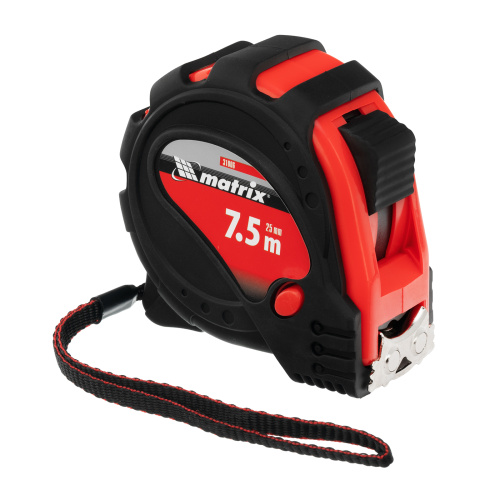 Рулетка Status Magnet 3 fixations,7,5 м х 25 мм,обрезиненный корпус,зацеп с магнитом Matrix по ценам производителя в Санкт-Петербурге с доставкой по всей России
