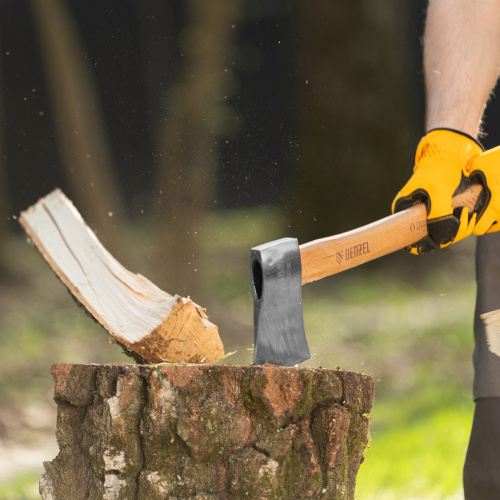 Топор кованый, 900 г, американский тип, буковая рукоятка, 430мм, EFP Denzel по ценам производителя в Санкт-Петербурге с доставкой по всей России