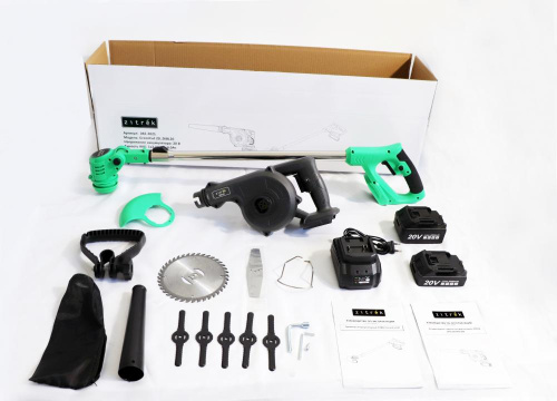 Набор аккумуляторного инструмента  ZITREK (GreenCut 20, ZKBL20) 2 в 1, 1х2.0Ач, 1х4.0Ач) купить в Москве с доставкой по всей России | ProtosMarket.ru