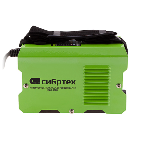Инверторный аппарат дуговой сварки ИДС-190K, 190 А, ПВ 80%, диаметр электрода 1,6-4 мм Сибртех по ценам производителя в Санкт-Петербурге с доставкой по всей России