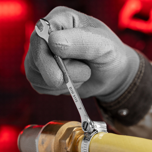 Ключ комбинированный, 7 мм, CrV, полированный хром Matrix по ценам производителя в Санкт-Петербурге с доставкой по всей России