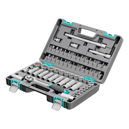 Набор инструментов, 1/2", CrV, пластиковый кейс 60 предметов Stels купить в Москве с доставкой по всей России | ProtosMarket.ru