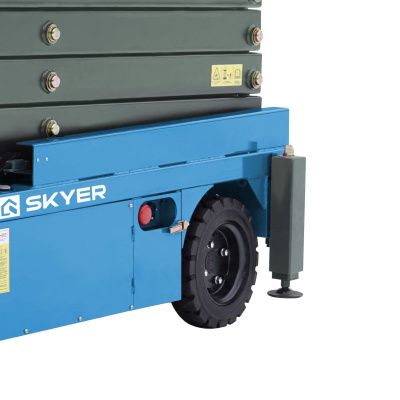 Подъемник самоходный электрический ножничный ведомый SKYER SPF0905 купить в Москве с доставкой по всей России | ProtosMarket.ru