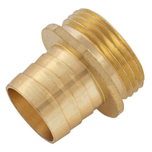 Штуцер для шланга 1" с наружной резьбой G1" Denzel по ценам производителя в Санкт-Петербурге с доставкой по всей России