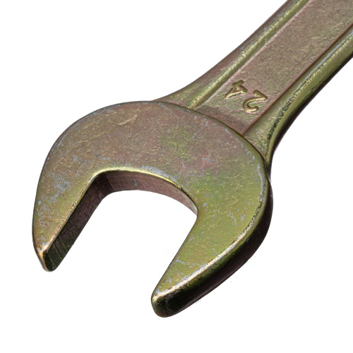 Ключ рожковый, 24 х 27 мм, желтый цинк Сибртех купить в Москве с доставкой по всей России | ProtosMarket.ru