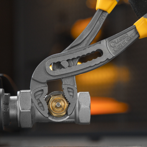 Клещи переставные, трехкомпонентные рукоятки 240 мм Denzel купить в Москве с доставкой по всей России | ProtosMarket.ru