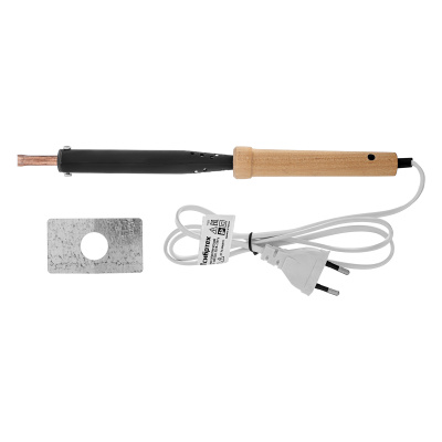 Паяльник электрический ЭПСН-03-100/220, деревянная ручка, Сибртех по ценам производителя в Санкт-Петербурге с доставкой по всей России