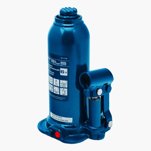 Домкрат гидравлический бутылочный, 6 т, h подъема 207-404 мм, в пластиковом кейсе Stels по ценам производителя в Санкт-Петербурге с доставкой по всей России