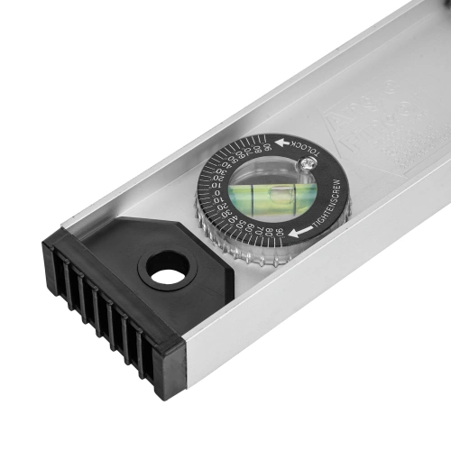 Уровень алюминиевый "Рельс", 400 мм, 3 глазка (1 поворотный) Matrix по ценам производителя в Санкт-Петербурге с доставкой по всей России