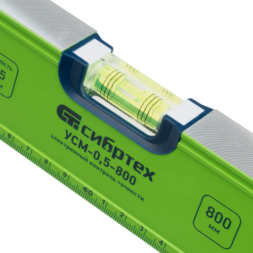 Уровень алюминиевый УСМ-0,5-800, фрезерованный, 3 глазка, магнитный, рукоятки, 800 мм Сибртех по ценам производителя в Санкт-Петербурге с доставкой по всей России
