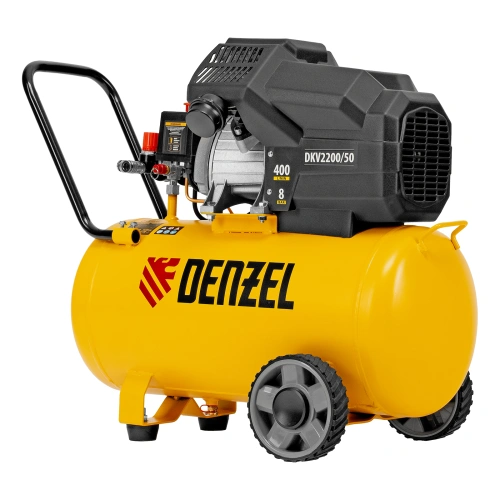 Компрессор воздушный DKV2200/50, Х-PRO 2.2 кВт, 400 л/мин, 50 л Denzel по ценам производителя в Санкт-Петербурге с доставкой по всей России