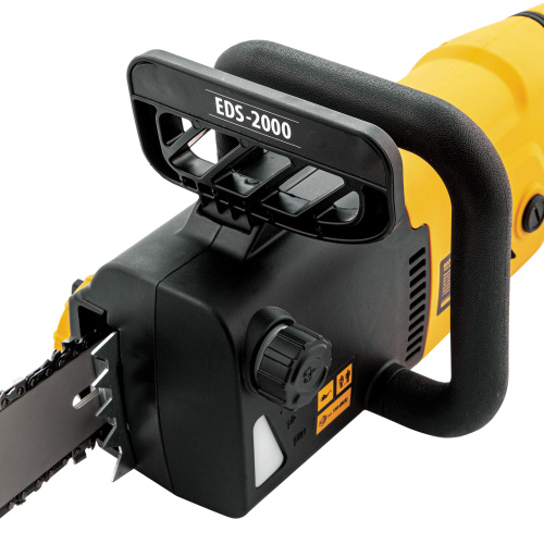 Пила цепная электрическая EDS-2000, 2 кВт,продольная, шина 40 см, шаг 3/8, паз 1.3 мм, 56 звеньев Denzel купить в Москве с доставкой по всей России | ProtosMarket.ru