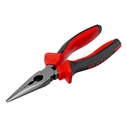 Длинногубцы прямые, 180 мм, хром-ванадий, двухкомпонентные рукоятки Matrix по ценам производителя в Санкт-Петербурге с доставкой по всей России