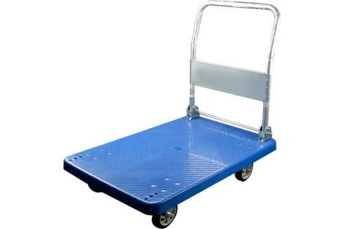 Тележка платформенная пластиковая 350 кг TOR PH350P (1100х650) со складной ручкой (резина 150 мм) по ценам производителя в Санкт-Петербурге с доставкой по всей России