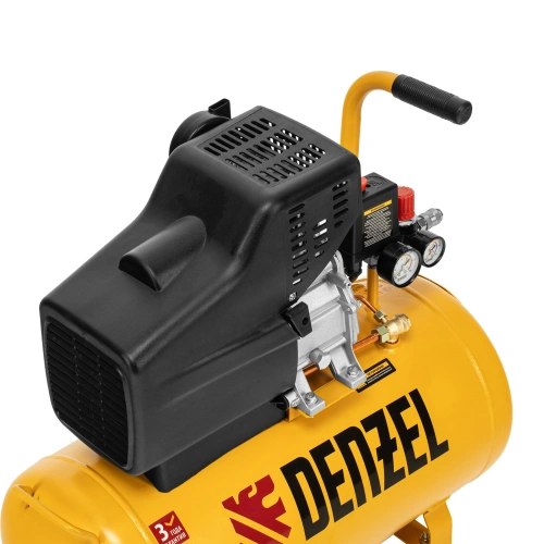 Компрессор воздушный, прямой привод DC1500/50, 1.5 кВт, 50 литров, 220 л/мин Denzel по ценам производителя в Санкт-Петербурге с доставкой по всей России