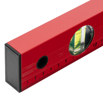 Уровень алюминиевый, 1000 мм, 3 глазка, красный, линейка Matrix по ценам производителя в Санкт-Петербурге с доставкой по всей России