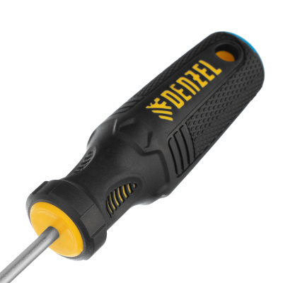 Отвертка SL4х100 мм, CrV, трехкомпонентная рукоятка Denzel по ценам производителя в Санкт-Петербурге с доставкой по всей России