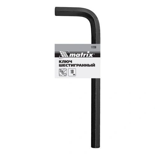 Ключ имбусовый HEX, 10 мм, CrV Matrix по ценам производителя в Санкт-Петербурге с доставкой по всей России