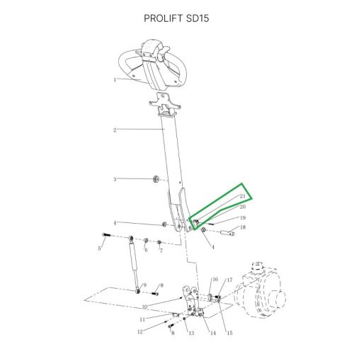 Датчик положения ручки для штабелеров SDR 1-1,2 т, SDR1635, для тележек SD15 по ценам производителя в Санкт-Петербурге с доставкой по всей России