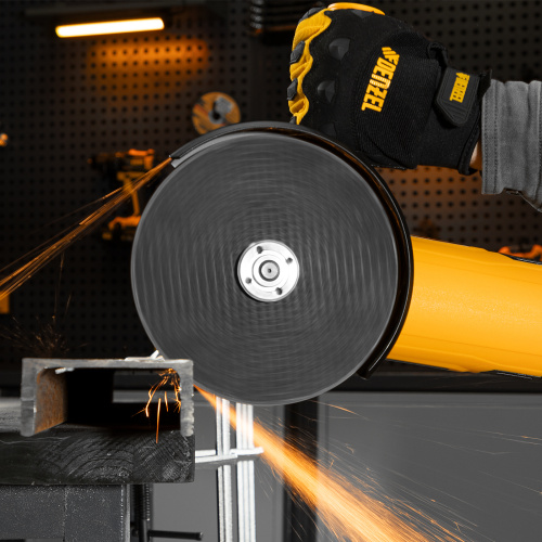 Машина шлифовальная угловая AG180-2000, 2000 Вт, 180 мм, 8500 об/мин Denzel купить в Москве с доставкой по всей России | ProtosMarket.ru