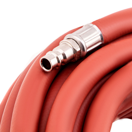 Шланг пневматический резиновый, 10 x 16 мм, 24 бар, армированный, быстросъемное соединение, 20 м Stels купить в Москве с доставкой по всей России | ProtosMarket.ru