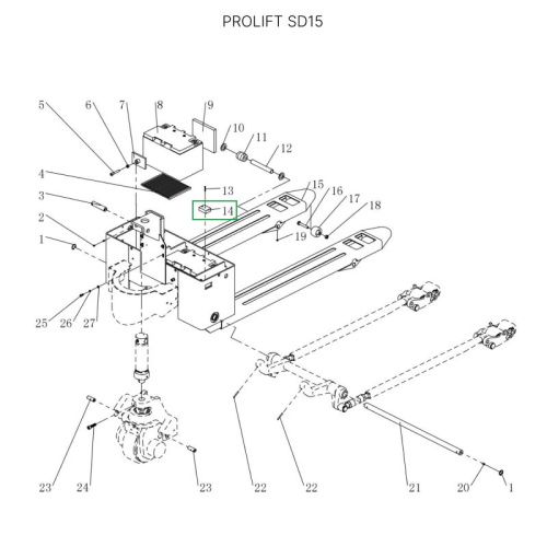 Разъем зарядного устройства для штабелеров SDR 1016/1030/1035/1225/1230/1235/1635, для тележек SD15 по ценам производителя в Санкт-Петербурге с доставкой по всей России