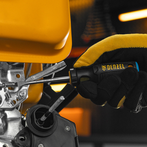 Отвертка, SL5x75 мм, S2, 3к рукоятка Denzel по ценам производителя в Санкт-Петербурге с доставкой по всей России