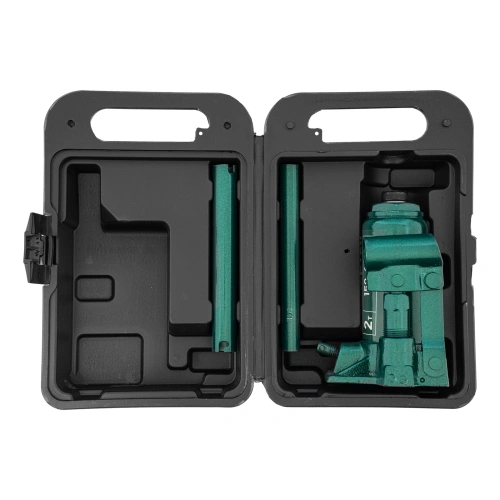 Домкрат гидравлический бутылочный, 2 т, 150-280 мм, в пласт. кейсе Сибртех по ценам производителя в Санкт-Петербурге с доставкой по всей России