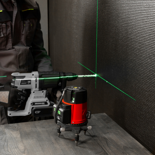 Лазерный уровень CRL-30G, 30 м, зеленый луч, акк. Li 2400 mah, резьба 5/8" MTX по ценам производителя в Санкт-Петербурге с доставкой по всей России