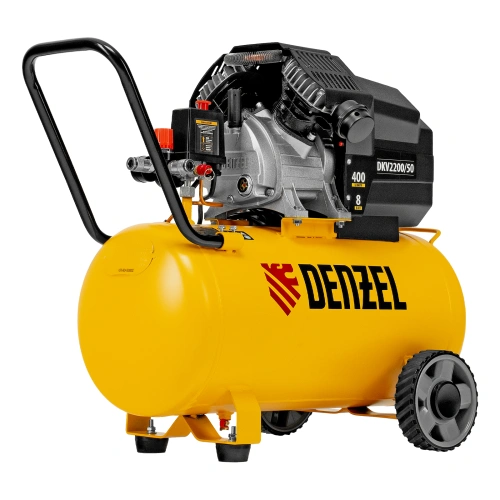 Компрессор воздушный DKV2200/50, Х-PRO 2.2 кВт, 400 л/мин, 50 л Denzel по ценам производителя в Санкт-Петербурге с доставкой по всей России