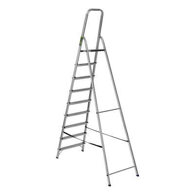 Стремянка, 9 ступеней, алюминиевая, Сибртех купить в Москве с доставкой по всей России | ProtosMarket.ru