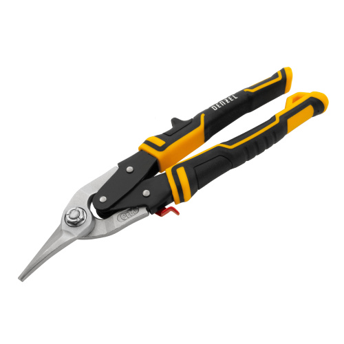 Ножницы по металлу, 270 мм, прямой и левый рез, сталь-СrMo, трехкомпонентные рукоятки Denzel купить в Москве с доставкой по всей России | ProtosMarket.ru