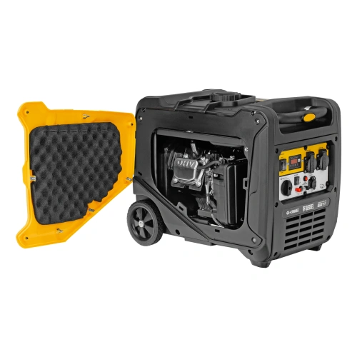 Генератор инверторный GS-4500iSE, 4,5 кВт, 230 В, закрытый корпус, электростартер Denzel по ценам производителя в Санкт-Петербурге с доставкой по всей России