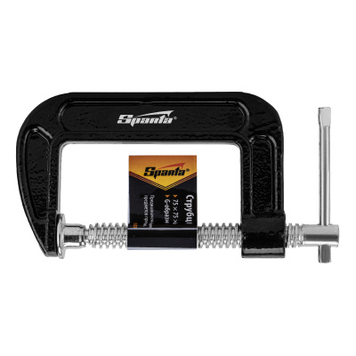 Струбцина G-образная, 75 мм Sparta по ценам производителя в Санкт-Петербурге с доставкой по всей России