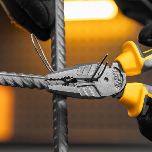 Плоскогубцы комбинированные 165 мм, трехкомпонентные рукоятки Denzel купить в Москве с доставкой по всей России | ProtosMarket.ru