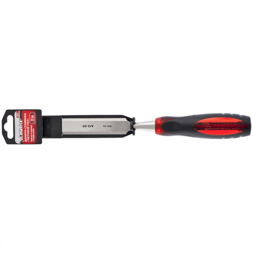 Долото-стамеска "Тигровый глаз", 22 мм, двухкомпонентная обрезиненная рукоятка Matrix купить в Москве с доставкой по всей России | ProtosMarket.ru