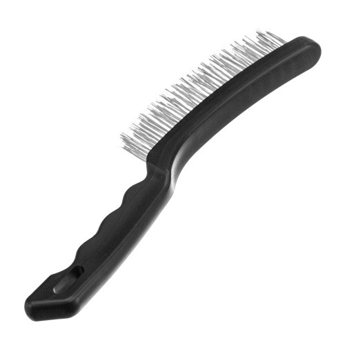 Щетка трехрядная металлическая с пластмассовой ручкой Sparta по ценам производителя в Санкт-Петербурге с доставкой по всей России