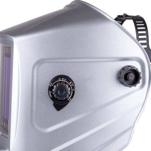 Маска сварщика GEFEST серебро  (ф-р 9700V, пр-во FoxWeld/КНР) без коробки по ценам производителя в Санкт-Петербурге с доставкой по всей России