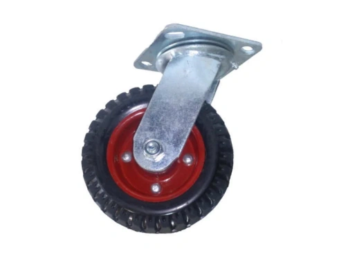 Колесо большегрузное поворотное PS 200 200 мм резина с протектором (N) по ценам производителя в Санкт-Петербурге с доставкой по всей России