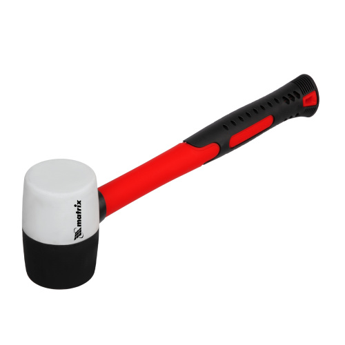 Киянка резиновая, 225 г, черно-белая резина, фибергласовая рукоятка Matrix купить в Москве с доставкой по всей России | ProtosMarket.ru
