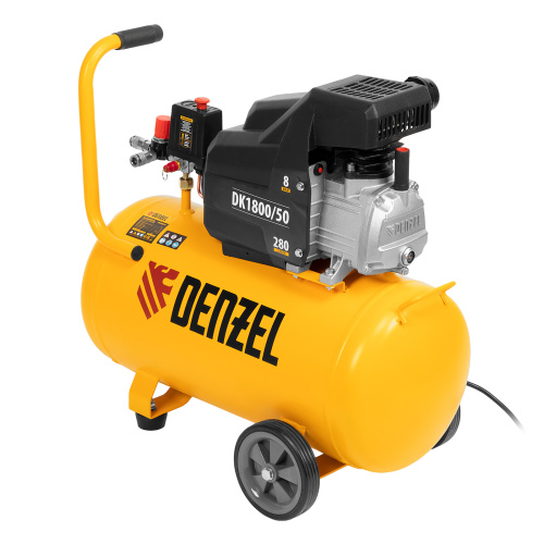 Компрессор воздушный DK1800/50, Х-PRO 1.8 кВт, 280л/мин, 50л Denzel по ценам производителя в Санкт-Петербурге с доставкой по всей России