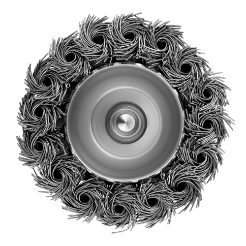 Щетка для дрели, 65 мм, "чашка" со шпилькой, крученая металлическая проволока Matrix по ценам производителя в Санкт-Петербурге с доставкой по всей России