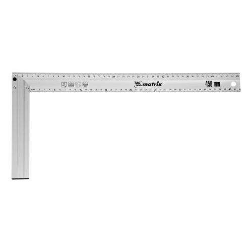 Угольник, 450 мм, алюминиевый, литой Matrix купить в Москве с доставкой по всей России | ProtosMarket.ru