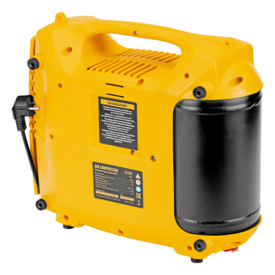 Компрессор воздушный DL1300, 10 бар, 1,3 кВт 180 л/мин 5 л, с набором аксессуаров Denzel по ценам производителя в Санкт-Петербурге с доставкой по всей России