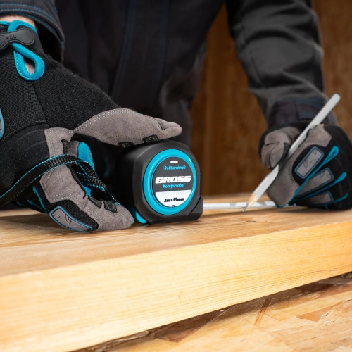 Рулетка Komfortabel 3 м х 19 мм,обрезиненный корпус Gross по ценам производителя в Санкт-Петербурге с доставкой по всей России