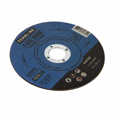 Круг отрезной по металлу FerrLine Expert 125 х 1,6 х 22,2 мм A46TBF по ценам производителя в Санкт-Петербурге с доставкой по всей России