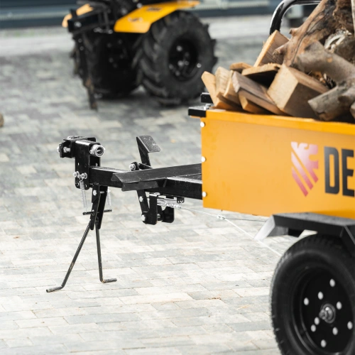 Прицеп для мотоблока TT-500, оцинк., груз. 500 кг, рег. сцепка, колеса 4.00-10, в упаковке Denzel по ценам производителя в Санкт-Петербурге с доставкой по всей России