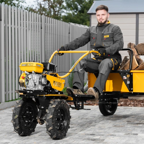 Мотоблок DPT-370S, 7 л.с., ремен.сцеп, фрез 3х4, ШОМ, передачи 3В/1Н Denzel по ценам производителя в Санкт-Петербурге с доставкой по всей России