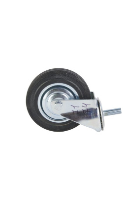 Колесо поворотное SCt 63 160 мм резина с болтом (F) купить в Москве с доставкой по всей России | ProtosMarket.ru